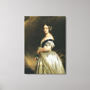 Drottning Victoria 1842 Canvastryck