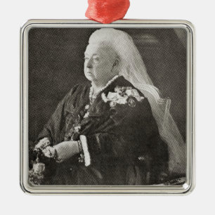 Drottning Victoria c.1899 Julgransprydnad Metall