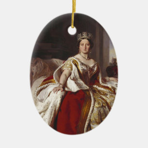 Drottning Victoria: Coronation Julgransprydnad Keramik