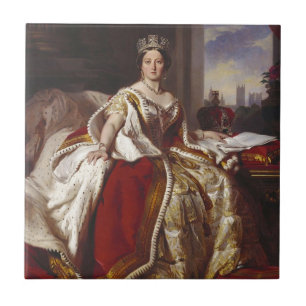Drottning Victoria: Coronation Kakelplatta