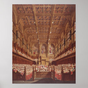 Drottning Victoria i huset av Lords Poster