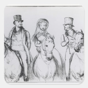 Drottning Victoria, Lord Melbourne och Lord Fyrkantigt Klistermärke
