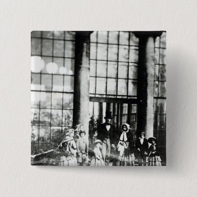 Drottning Victoria & Prince Albert med deras Knapp (Framsida)