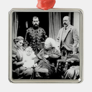 Drottning Victoria, Tsar Nicholas II Julgransprydnad Metall