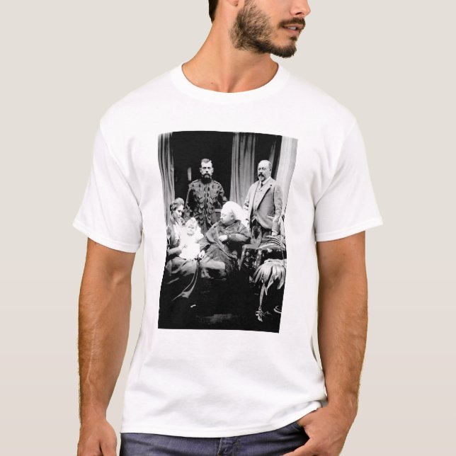 Drottning Victoria, Tsar Nicholas II T Shirt (Framsida)