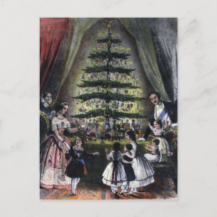 Drottning Victorias Julgran Vykort