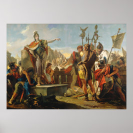 Drottning Zenobia - Giovanni Tiepolo Fina Konst Po Poster