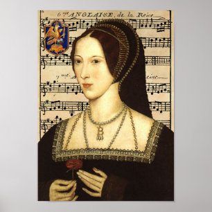 DrottningAnne Boleyn porträtt Poster