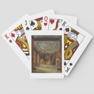 DrottningAnnes säng, Windsor slott, från 'kungliga Casinokort