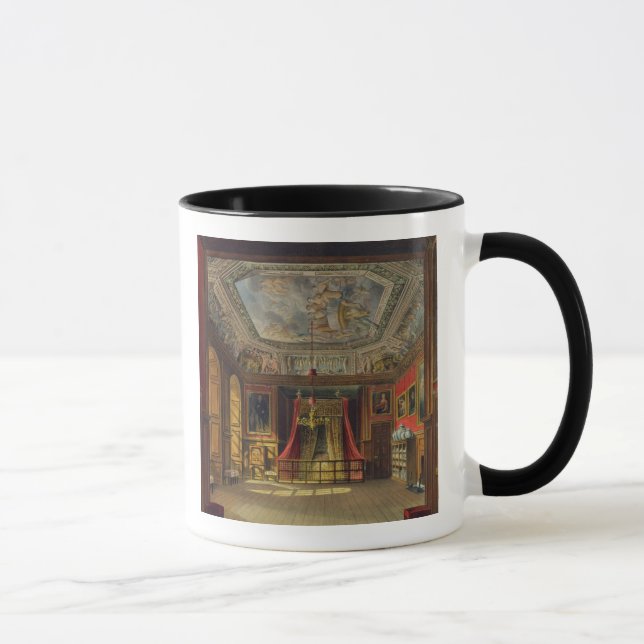 DrottningAnnes säng, Windsor slott, från 'kungliga Mugg (Höger)