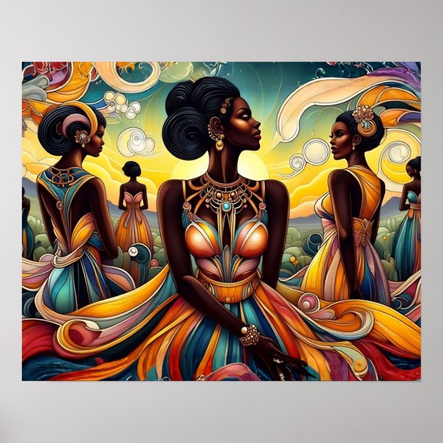 Drottningar Bland Oss Väggutskrift Poster (Framsidan)