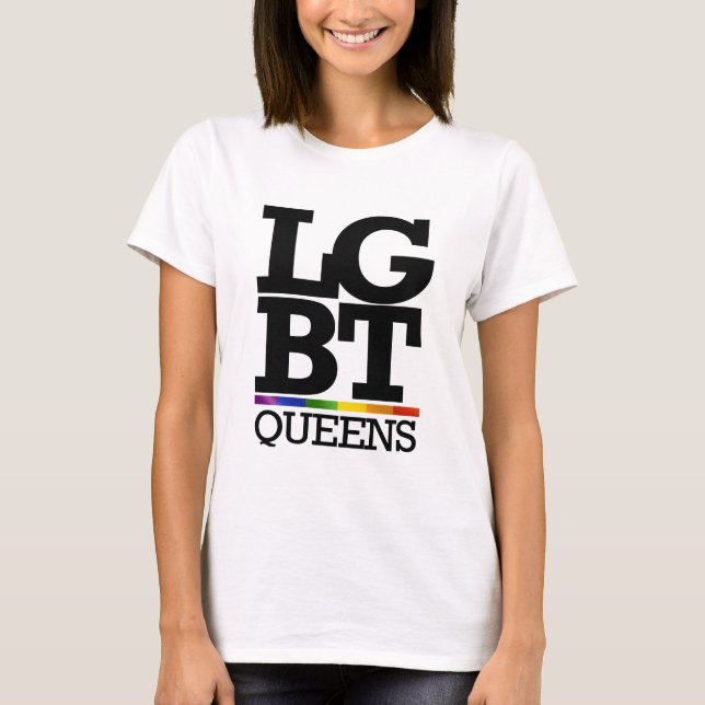 DROTTNINGAR LGBT - .PNG T-SHIRT (Framsida)