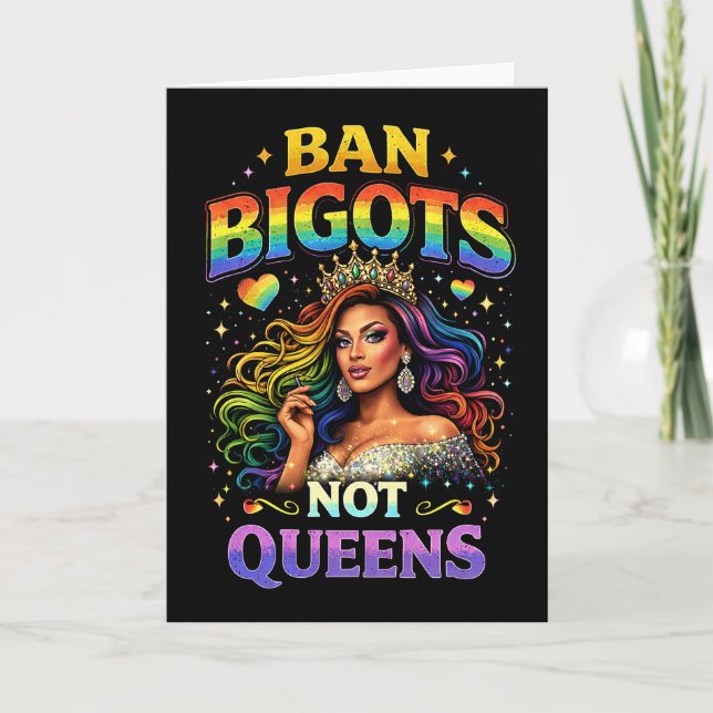 Drottningar Okronade Helgkort (Framsida)