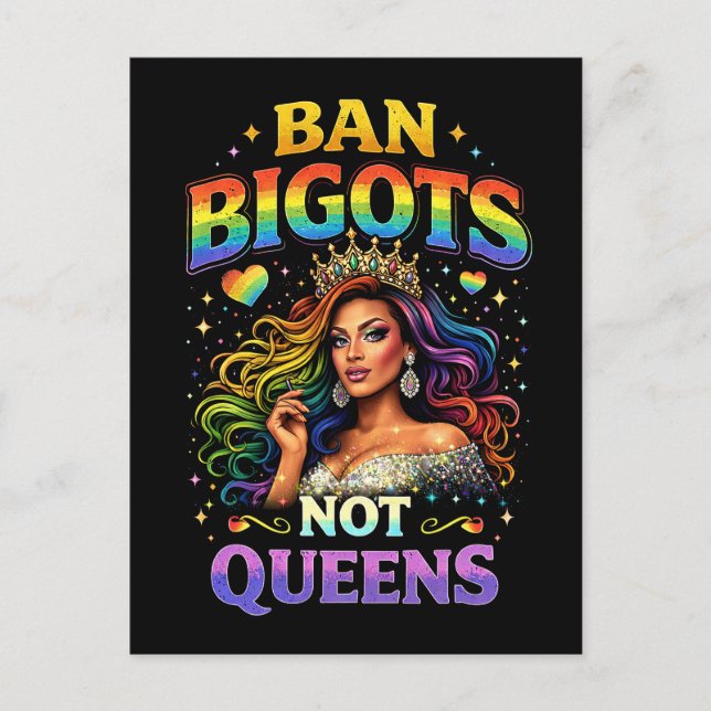 Drottningar Okronade Vykort (Framsida)