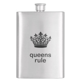 Drottningar styr rostfritt fickplunta