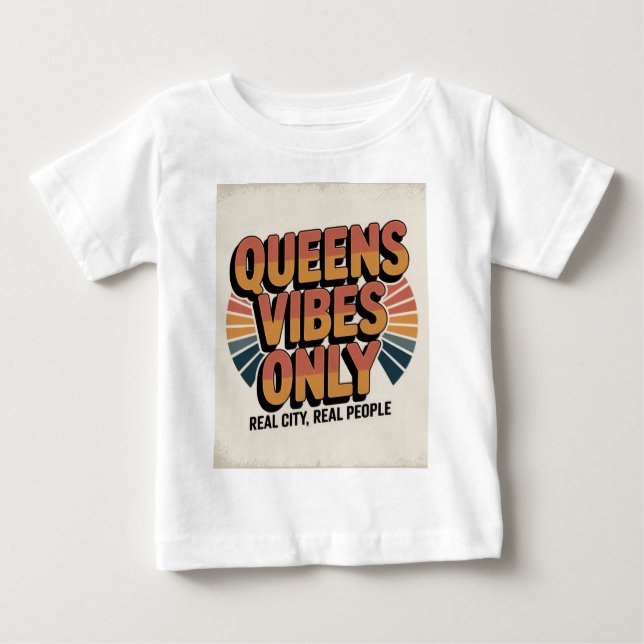 Drottningars Vibes Endast T Shirt (Framsida)