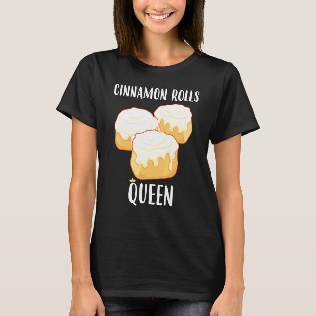 Drottningbak Kanelbulle T Shirt (Framsida)