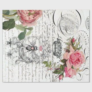 Drottningbi som slår in papper presentpapper