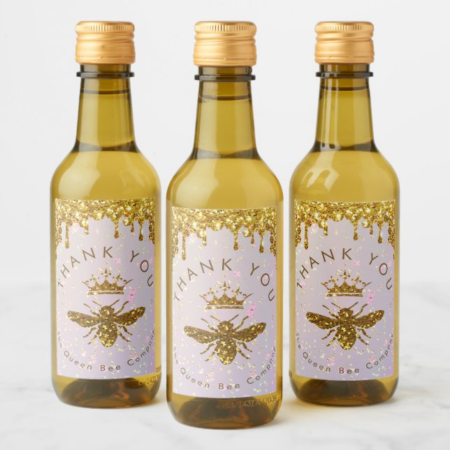 Drottningbikett design flasketiketter vinetikett (Flaskor)