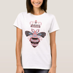 Drottningbin Med Krona T Shirt