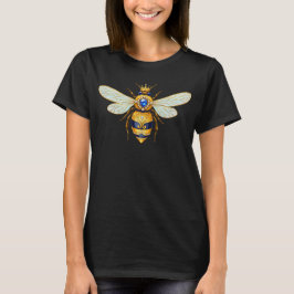 Drottningbin Med Krona T Shirt