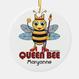 Drottningbiprydnad Julgransprydnad Keramik