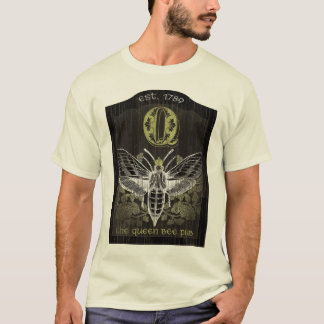 Drottningbipuben undertecknar tee shirt