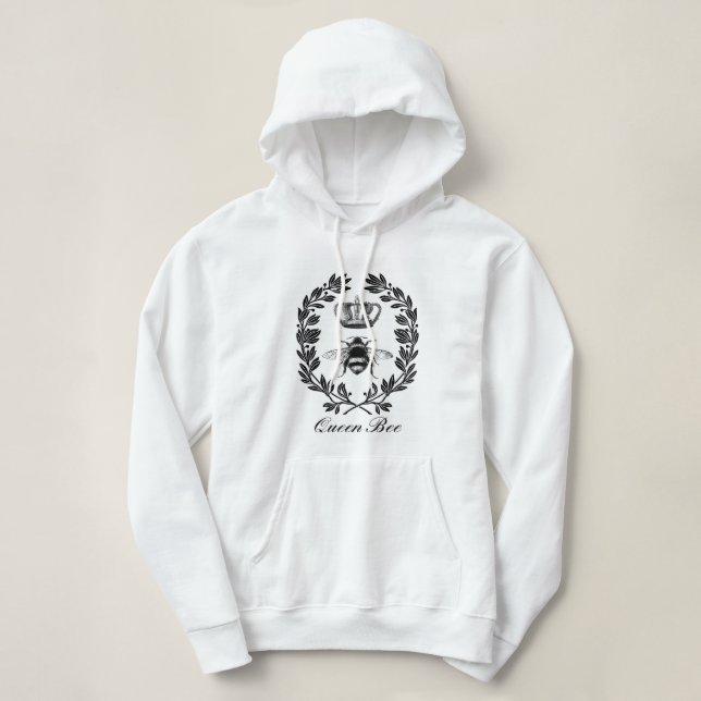 Drottningbitröja, biskjorta, drottningbiHoodie Tröja (Design framsida)