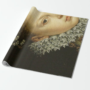 DrottningDecoupage affisch Presentpapper