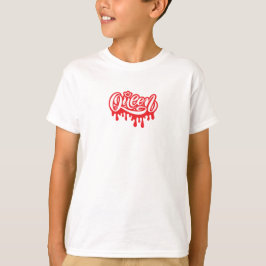 Drottningdesign – Elegant kunglig kron-typografi f T Shirt