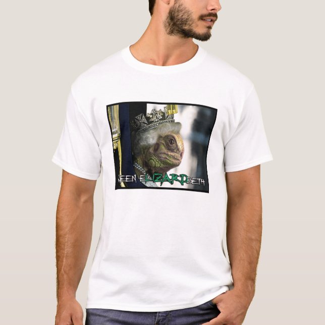 DrottningeLIZARDbeth - ReptilianT-tröja Tee Shirt (Framsida)