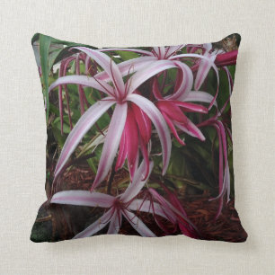 DrottningEmmas purpurfärgad Crinum lilja Kudde
