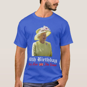 Drottningen 90:e födelsedagshjort tee shirt