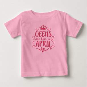 Drottningen är bördiga April T Shirt