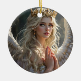 Drottningen av den kelestial Dawn Julgransprydnad Keramik