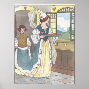 Drottningen av hjärtor, gjorde hon några tarts poster