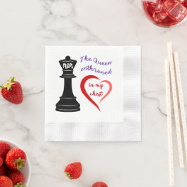 Drottningen av mitt hjärta pappersservett