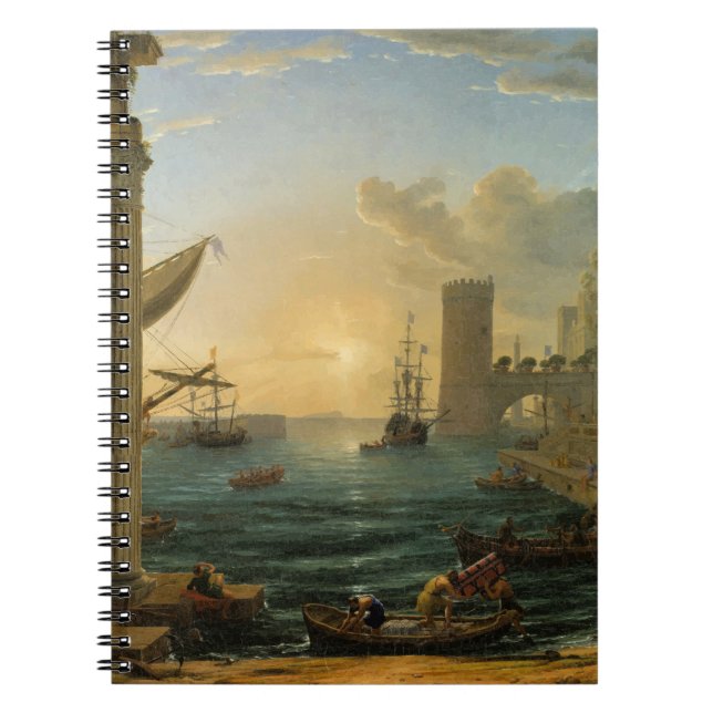 Drottningen av Sabas embarkation  Anteckningsbok (Framsidan)