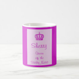 Drottningen av Sticky Notes Mugg