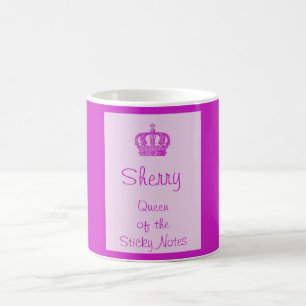 Drottningen av Sticky Notes Mugg