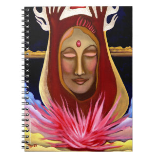 Drottningen avfyrar anteckningsboken anteckningsbok med spiral