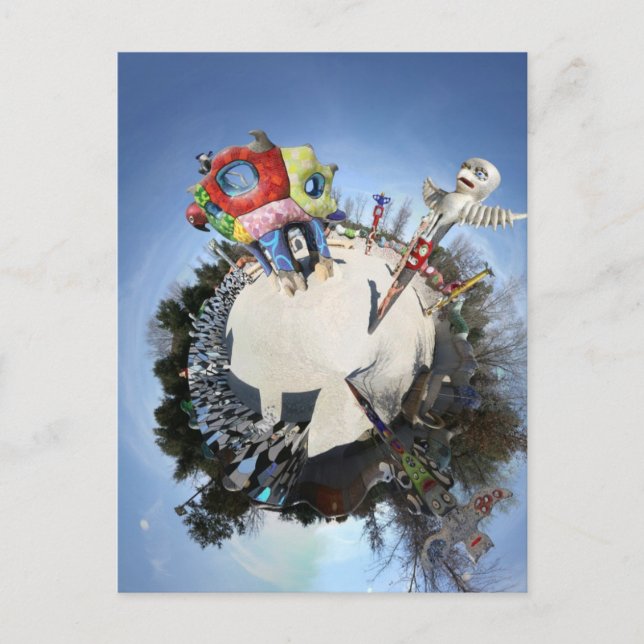 Drottningen Califias Magic Circle Garden som plane Vykort (Framsida)