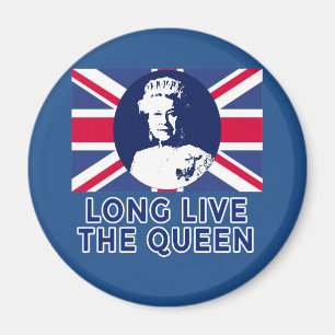 Drottningen Elizabeth II bor Long drottningen Magnet