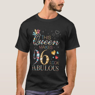 Drottningen Får 96 att Se Lysande Ut Födelsedagsfi T Shirt