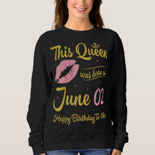 Drottningen föddes den 2 juni Grattis på födelseda T Shirt