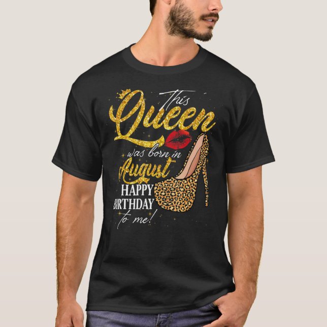 Drottningen föddes i augusti 2011 t shirt (Framsida)