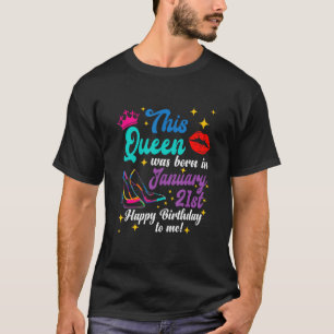 Drottningen föddes i januari 21:a Grattis på födel T Shirt