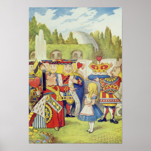 Drottningen har kom! Och är hon inte arg?" Poster