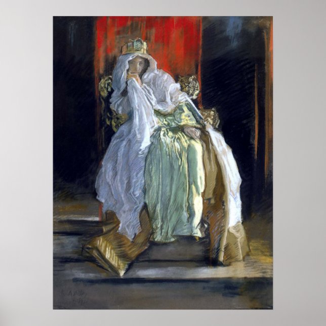 Drottningen in "Hamlet" Poster (Framsidan)