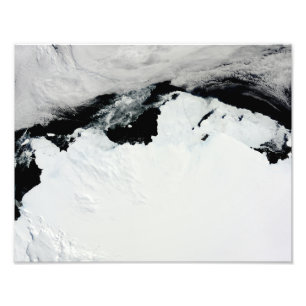 Drottningen Mary Kusten i Antarctica Fototryck